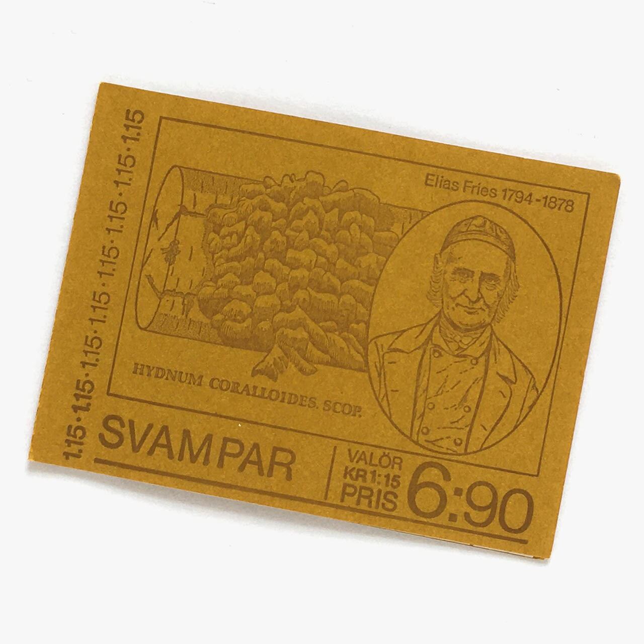 切手帳（未使用）「キノコ - 6枚構成（1978）」 | Lilla Katten