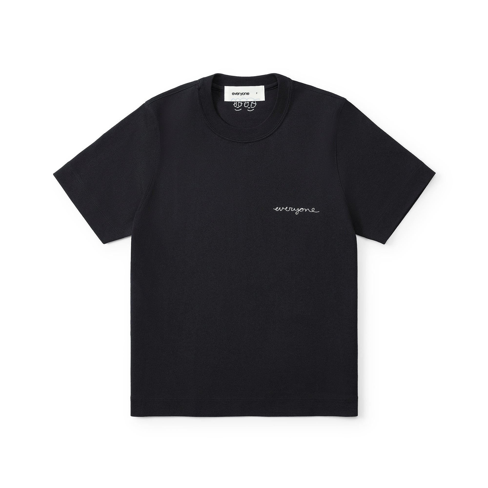 トップス everyone j.30000 short sleeve tee shirt everyone j.30000 rooftop logo tee shirt (BLACK) | everyone