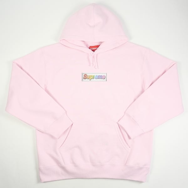 Bling Box Logo Hooded Sweatshirt Pink XL