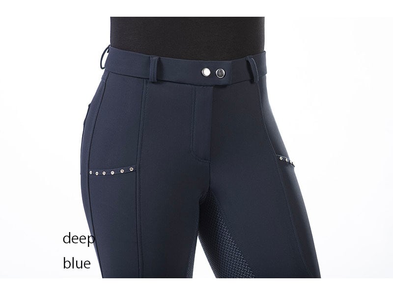 HKM Winter riding breeches -Monaco- silicone full seat(冬用