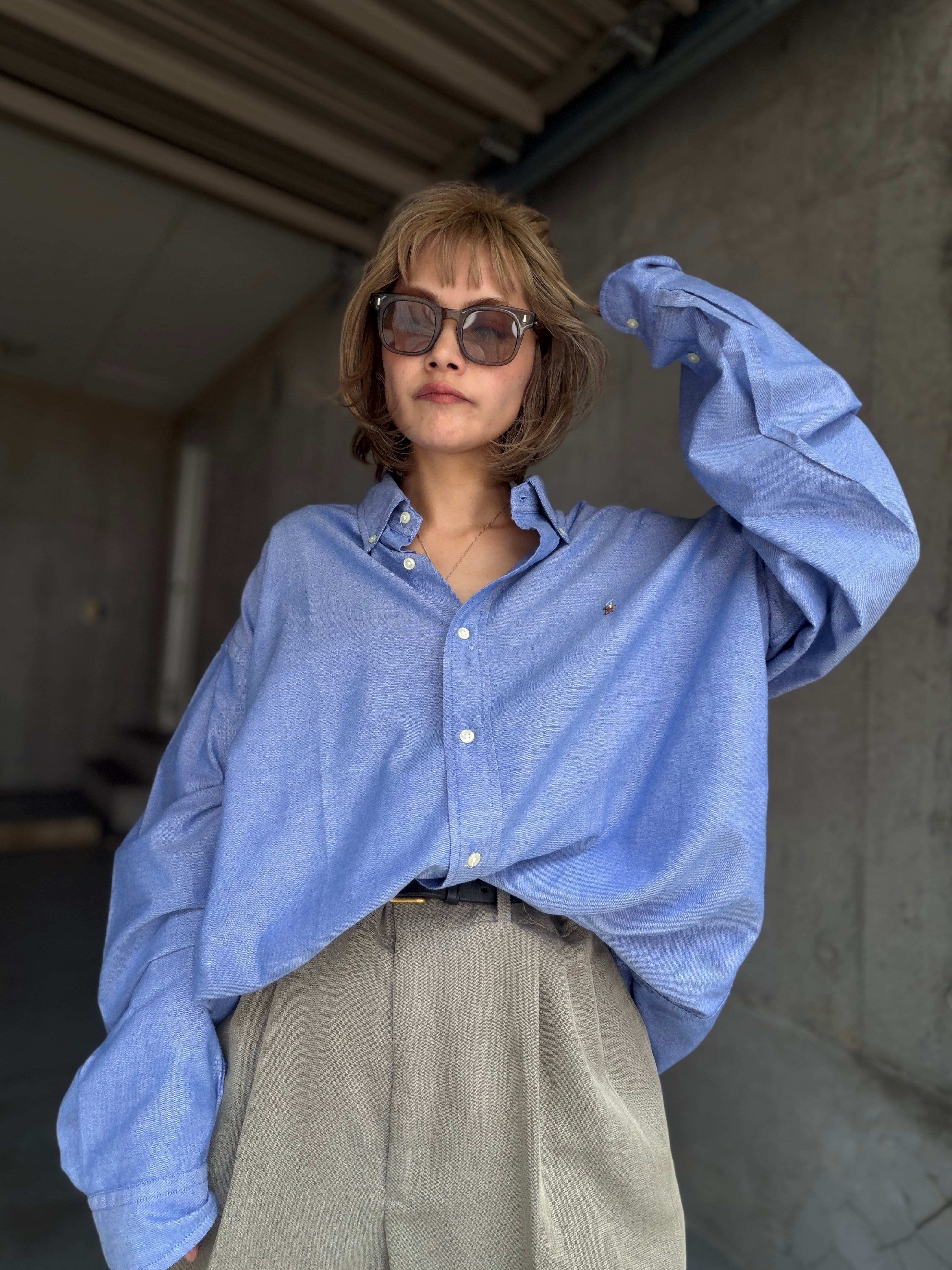 (SH1466)Ralph Lauren “OXFORD” BD cotton shirt