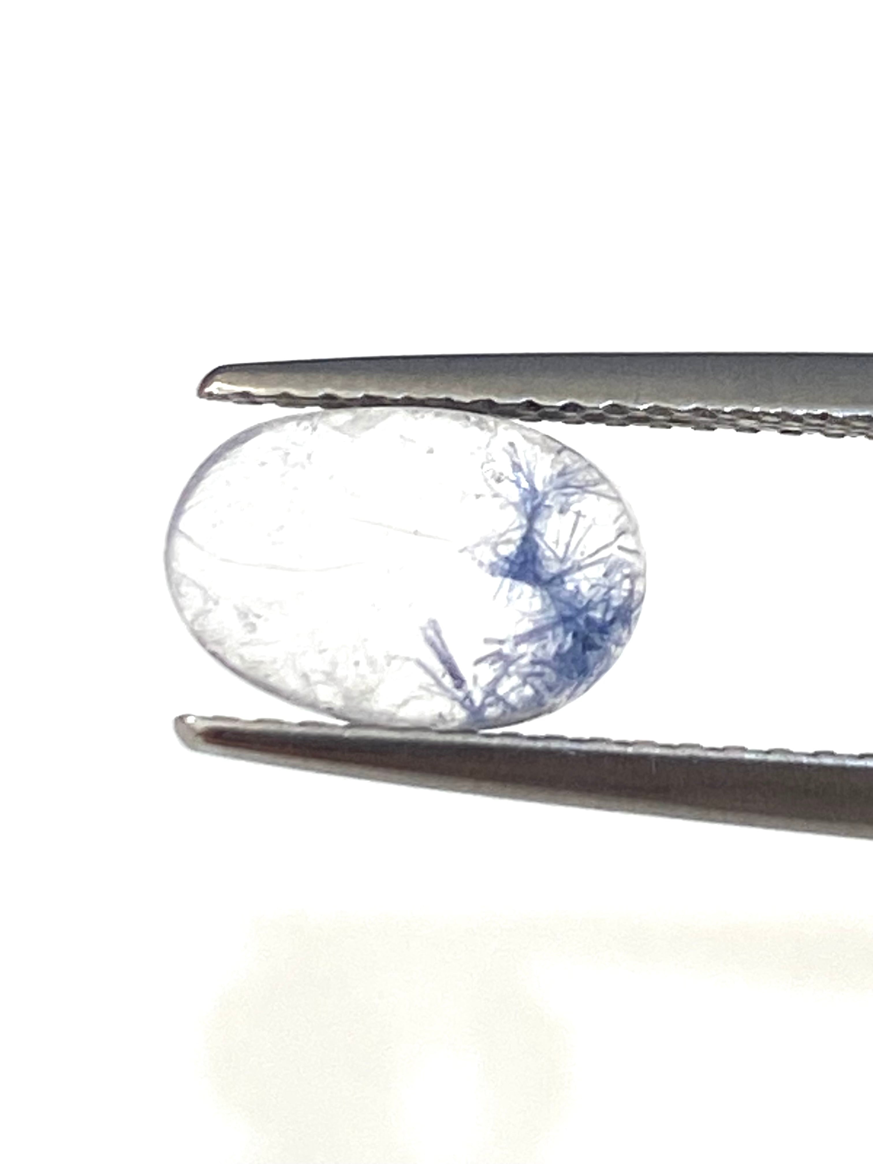 2.デュモルチェライトinクォーツ［No.M-9782］ | デザインアトリエ