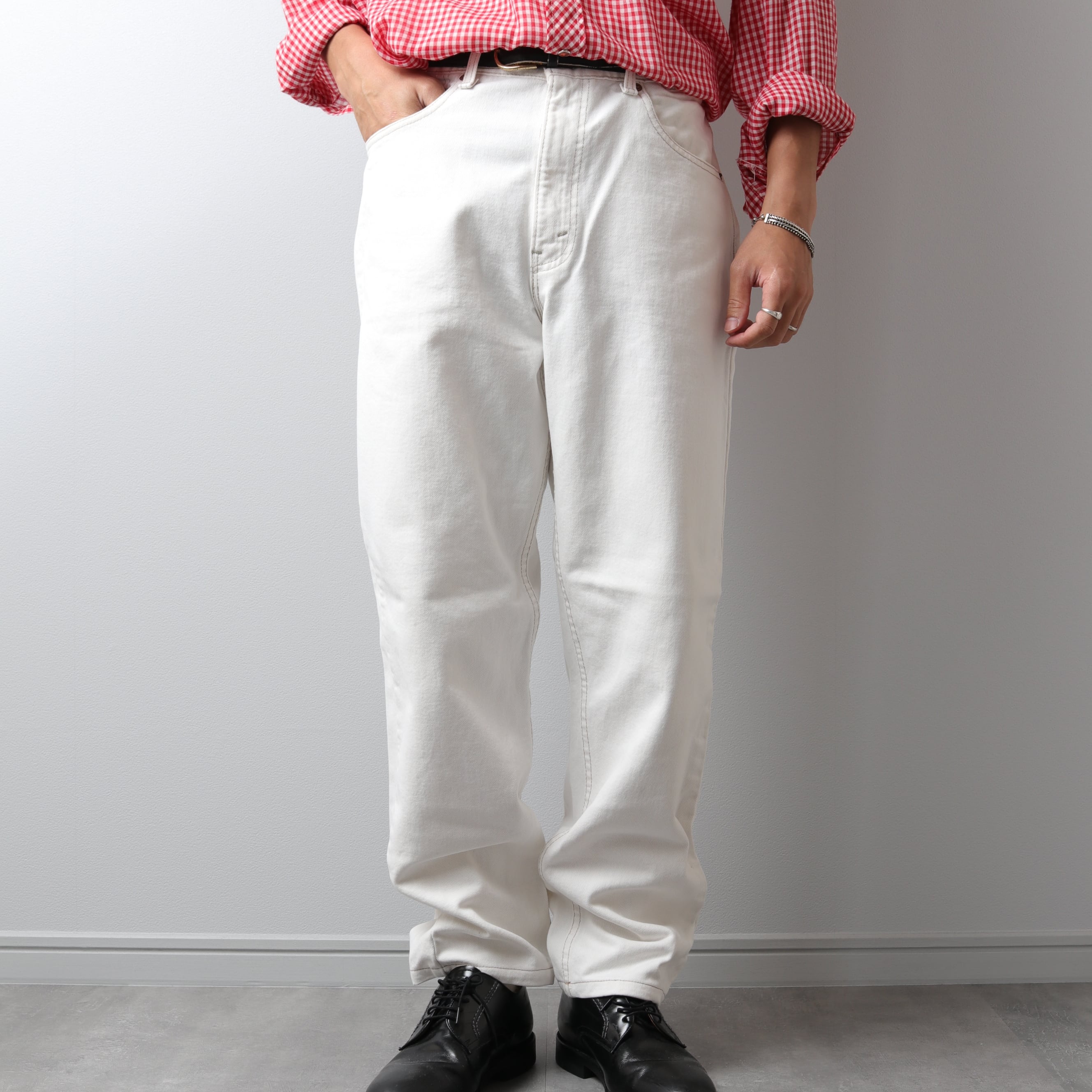 32×29] 1995s Levi's 550, White, Made in USA 126090003 | ulc