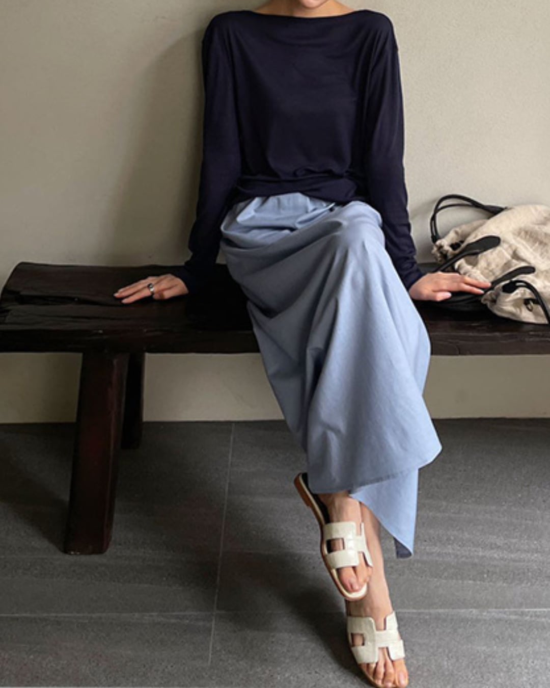 シアーロングスリーブトップス A25036