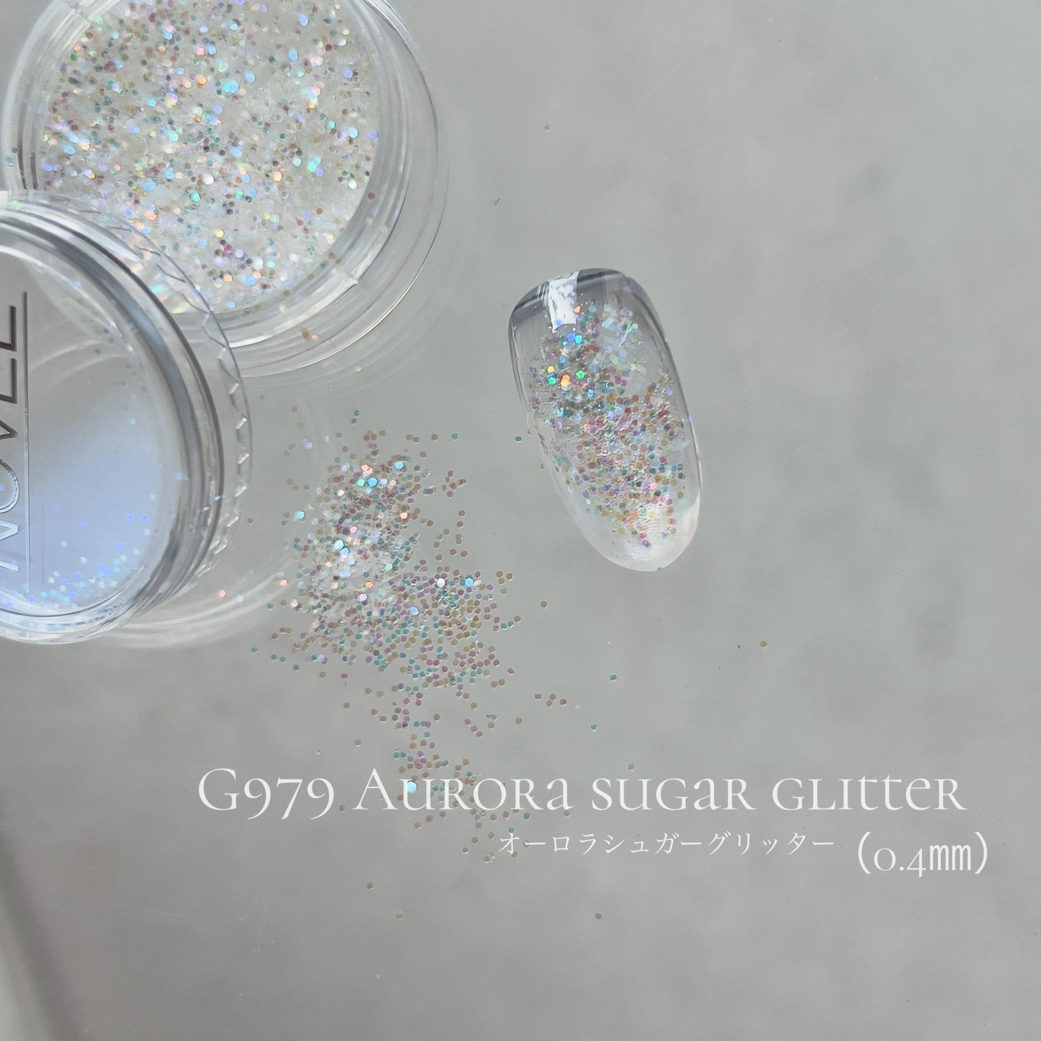 G113 NOVEL original glitter ( champagne silver ) | atelier NOVEL