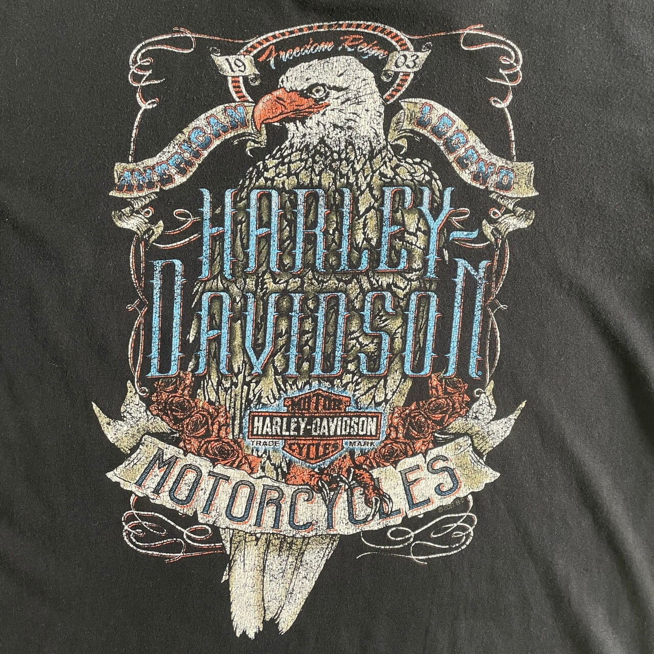 オーバーサイズ USA製 HARLEY-DAVIDSON 両面プリント XL