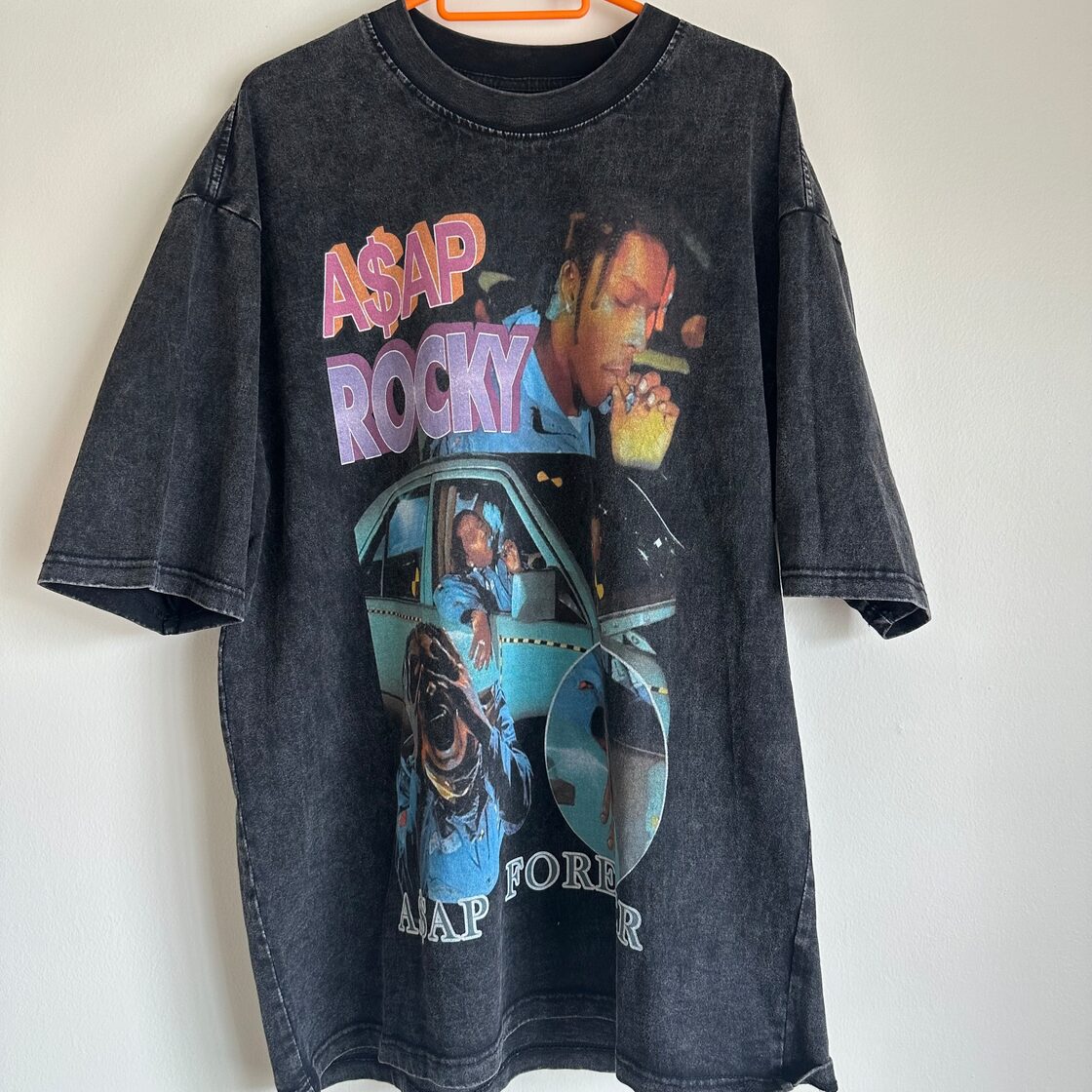 A$AP ROCKY エイサップ・ロッキー】フォトプリント Tシャツ ブラック 