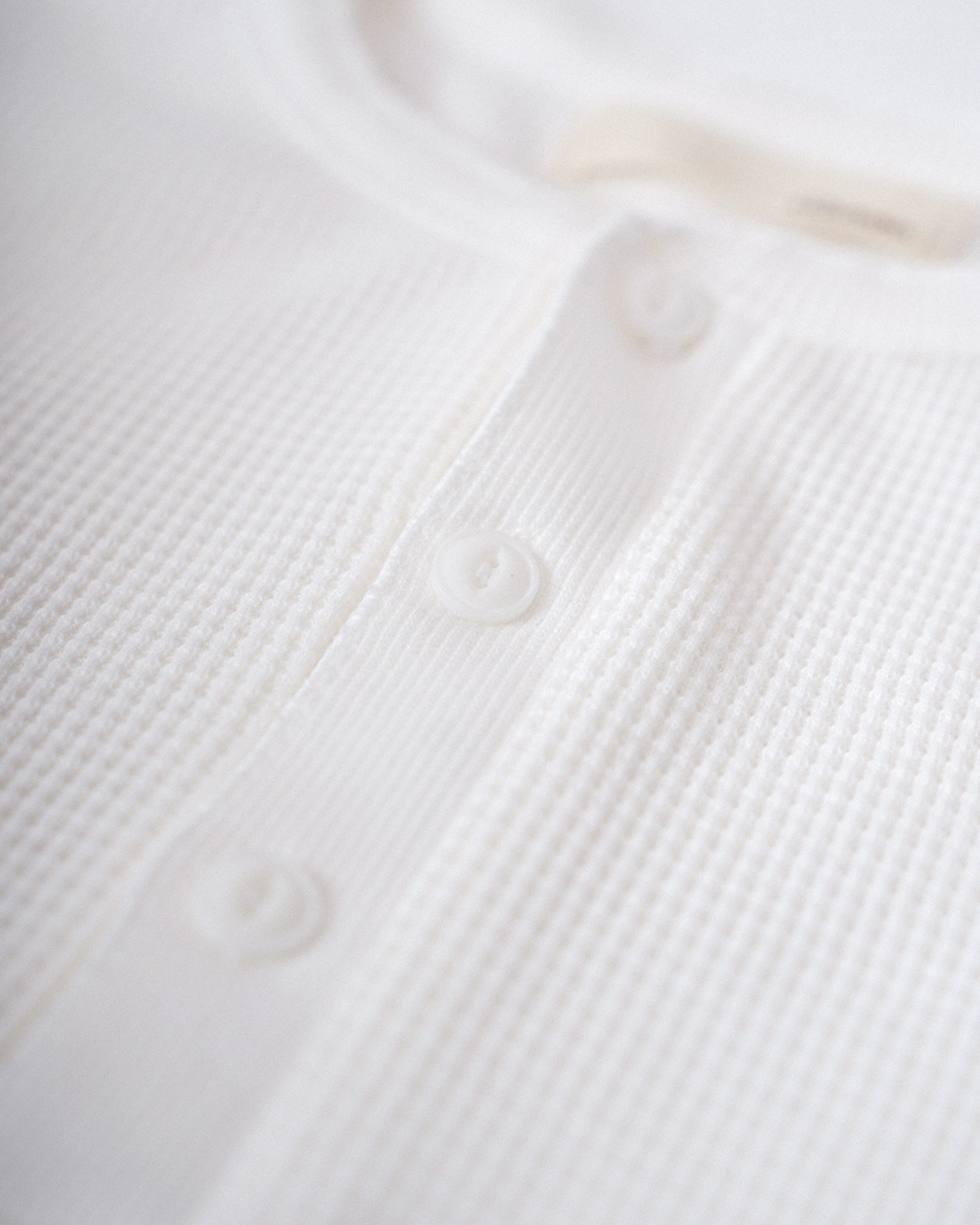 【#Re:room】HENRY NECK WAFFLE LONG SLEEVE［REC881］