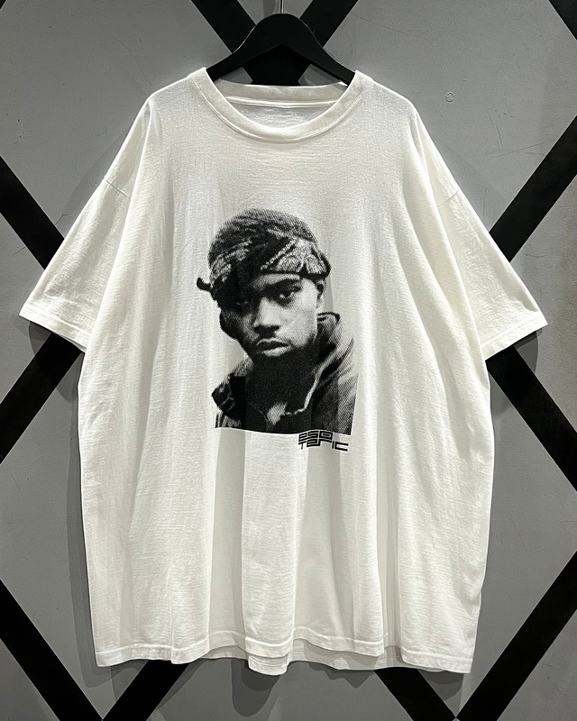 【X VINTAGE】“NAS” Special Photo Graphic Loose T-Shirt