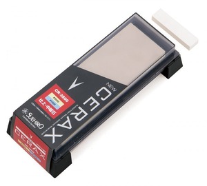 【スエヒロ 両面砥石 #1000／#3000】 ニューセラックス 中砥石と仕上げ砥石のコンビ CR-3800 末広 【最安チャレンジ商品】