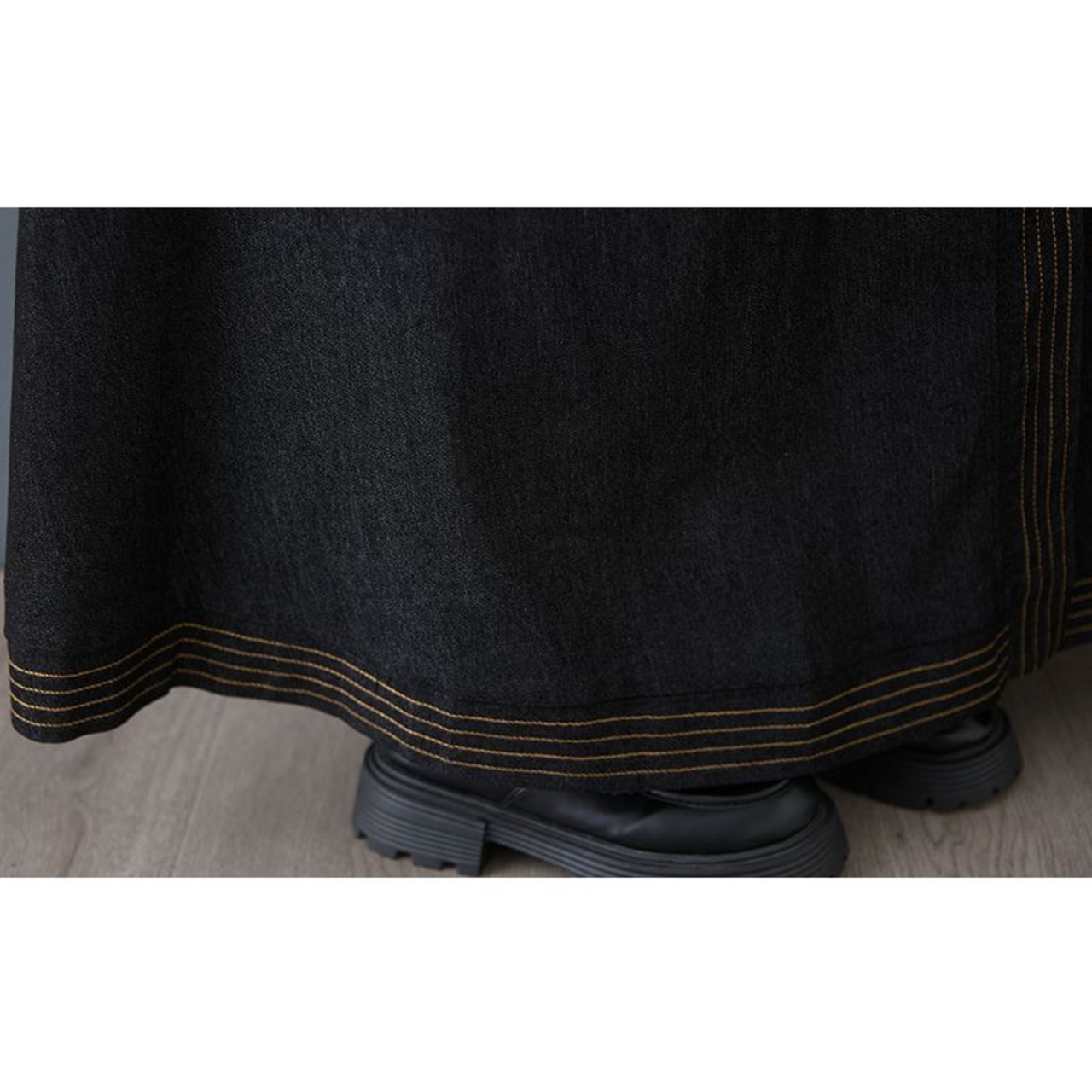 センターライン カジュアルデニム フレアスカート 00154