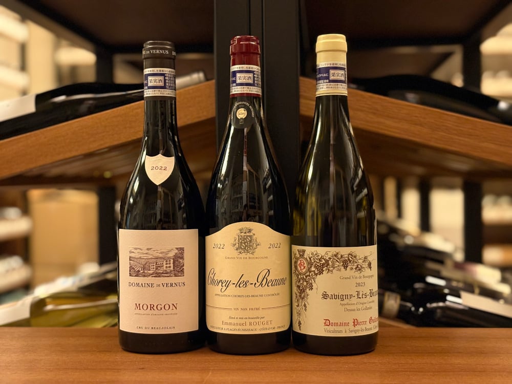 ショレ・レ・ボーヌ 赤 2022年 エマニュエル・ルジェ を含む3本セット