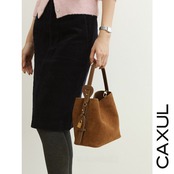 Suede Bucket Tote Bag/2color