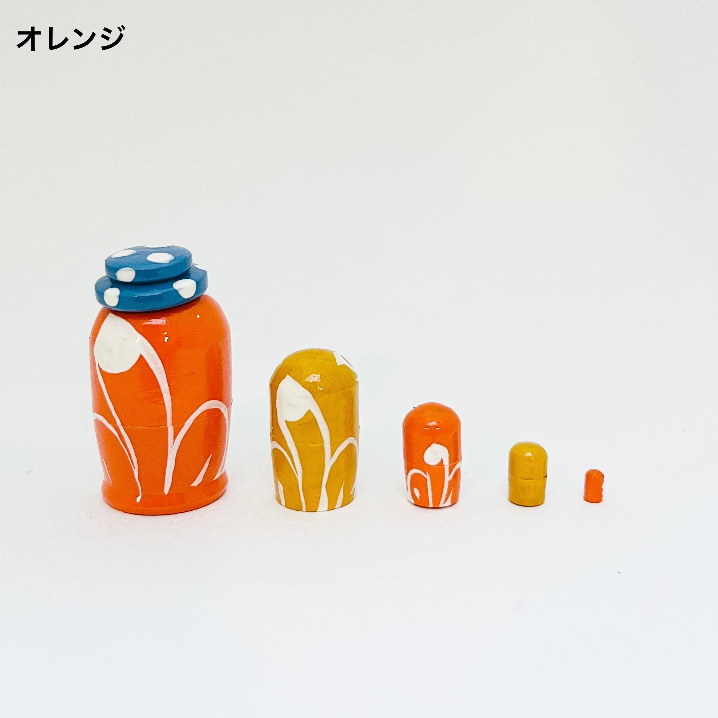 ミクロサイズマト / 水玉帽子ネコ(5個組)