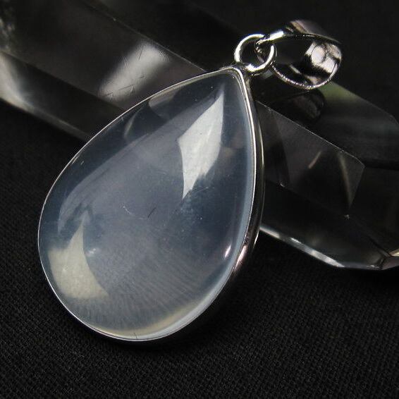 ミルキークォーツ ペンダント [M便 1/20] 112-3685