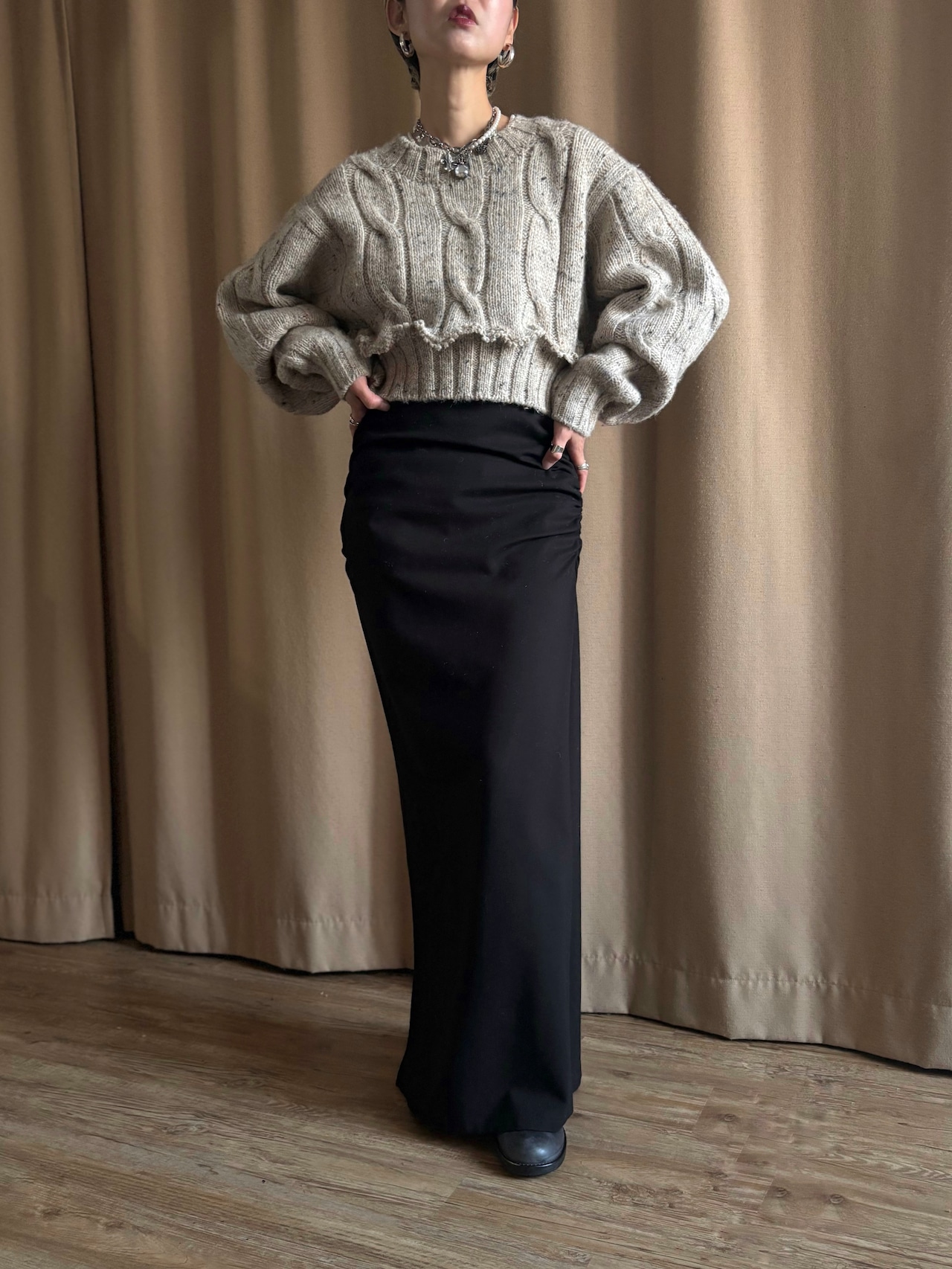 greige color remake set knit-5130-1