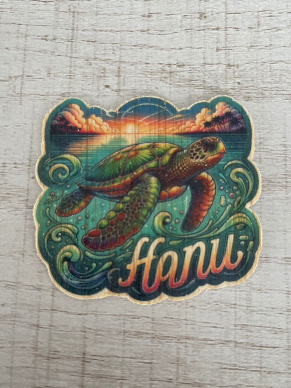 バンブーステッカー　HONU