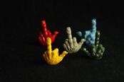 FXXK! HANDSIGN VALVE CAP /CT125レッド