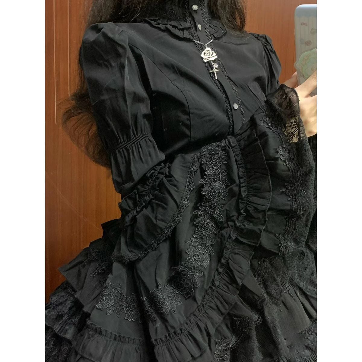 ロリィタ 姫袖 姫袖フリルレースロリィタブラウス | Maiden's Rêve