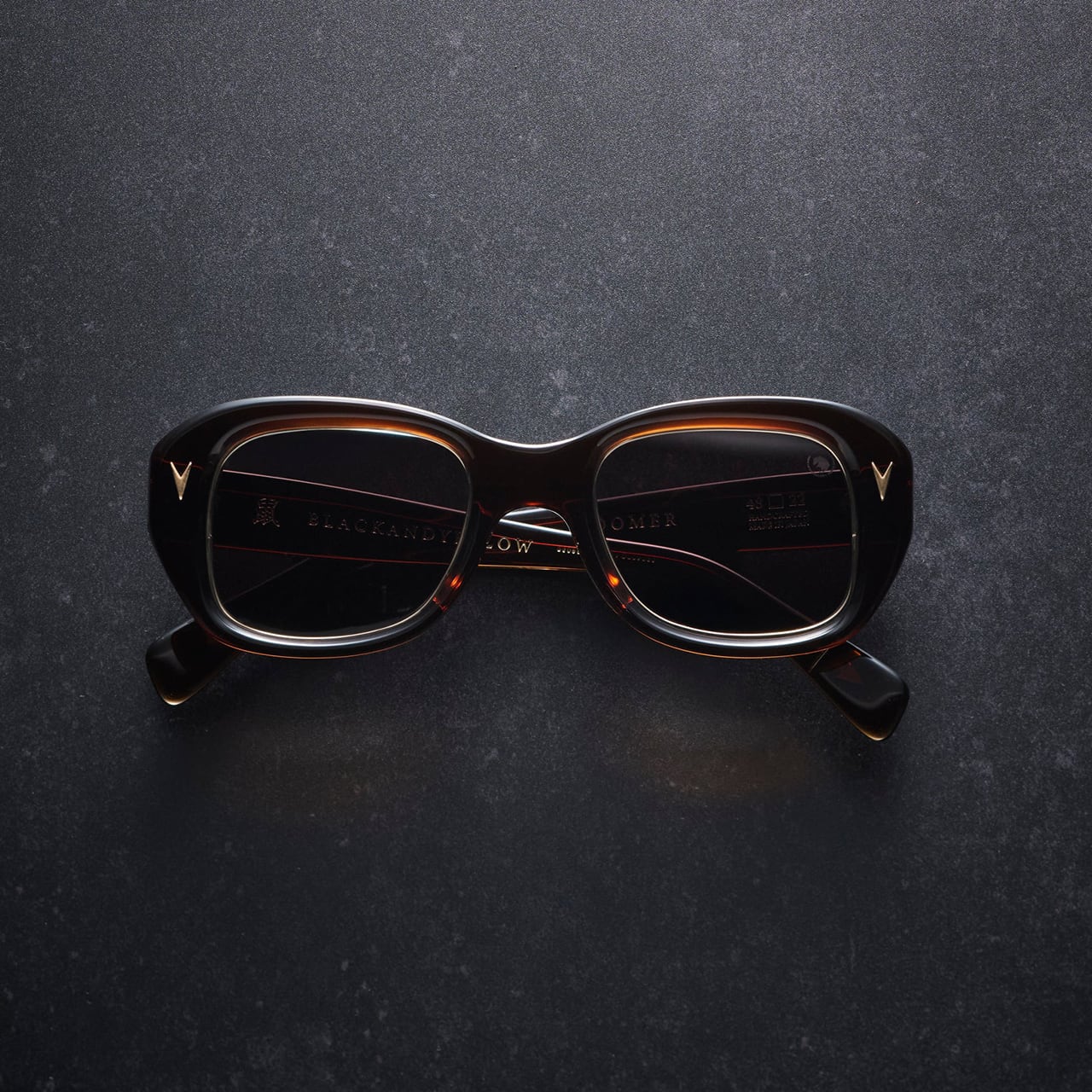 サングラス / RATS(ラッツ) / SUNGLASSES“ZOOMER”(CLEAR BROWN)(25'SPA-0201)