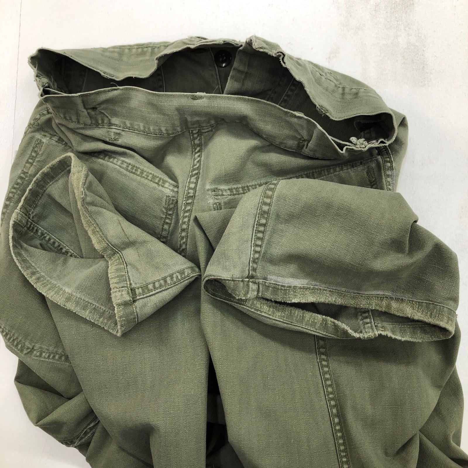 U.S.ARMY 40-50s M-47 HBT UTILITY TRUSERS ヘリンボーン ベイカー