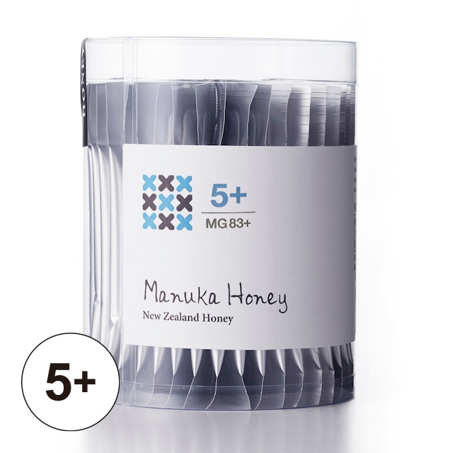 ~健やかな毎日を手軽に~マヌカハニー5+(MG83+)スティックタイプ 5g×50本入り|ハニーマークス