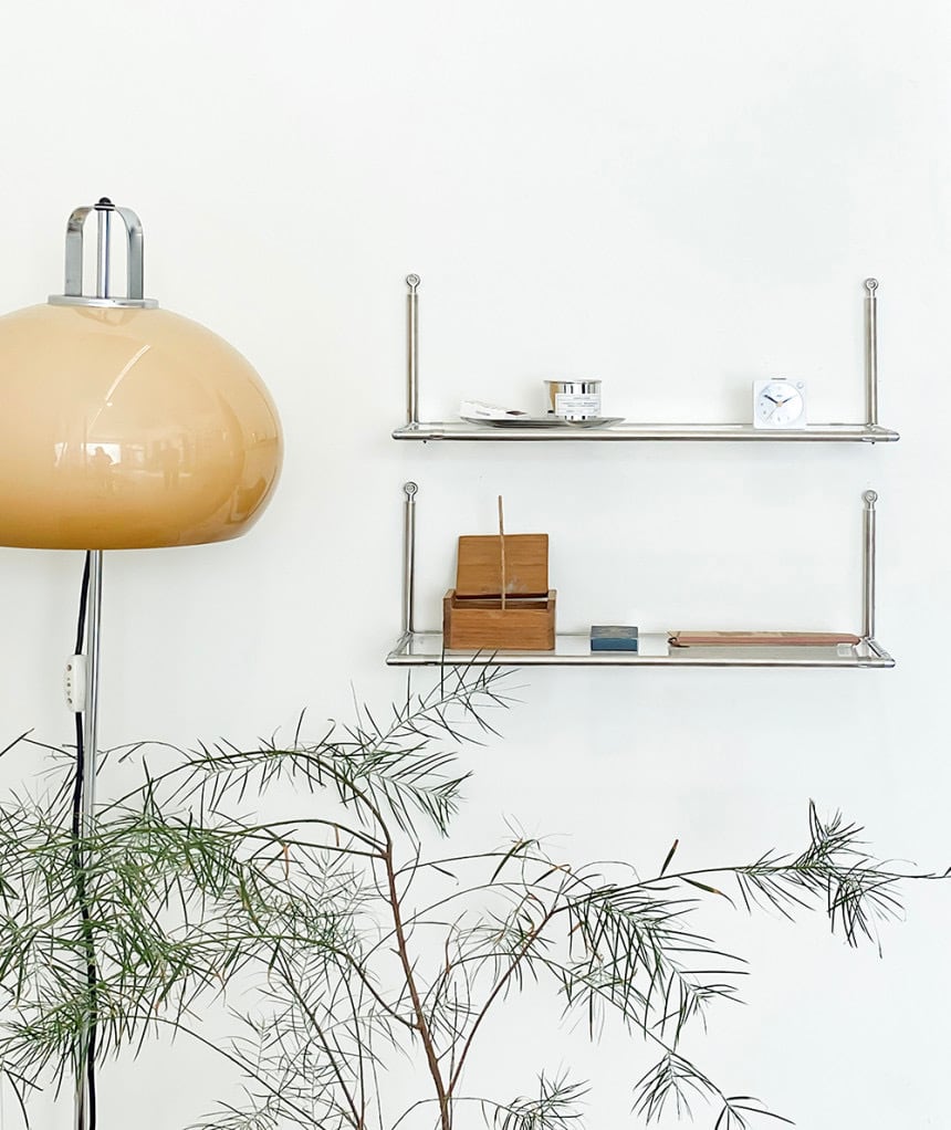 module wall shelf 2colors / モジュール ウォール シェルフ 壁掛け