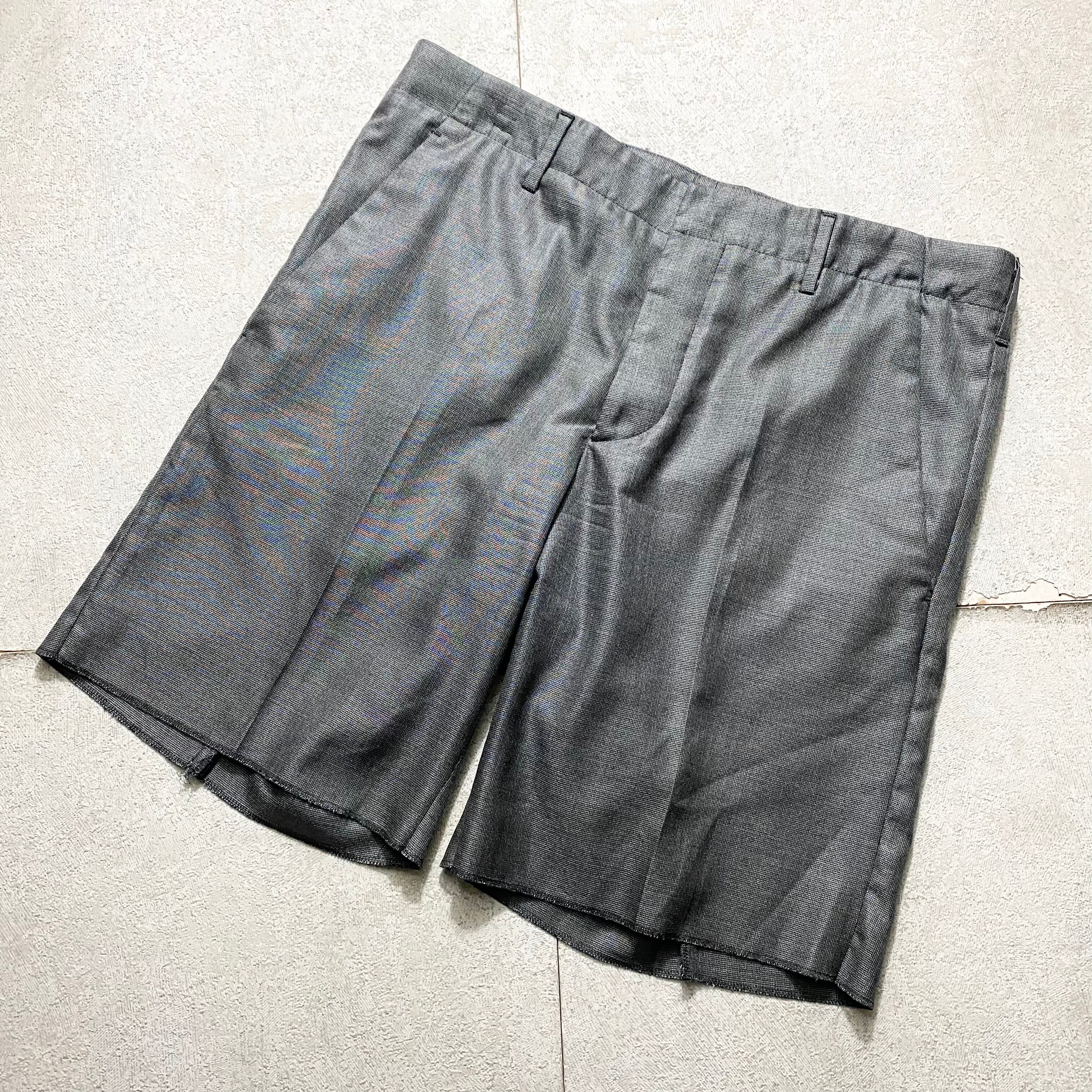 パンツ PRADA SLACKS SHORTS GRAY PRADA gray slacks shorts | NOIR ONLINE