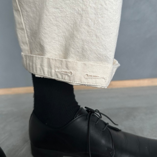 10オンスデニムギャザーパンツ　homspun