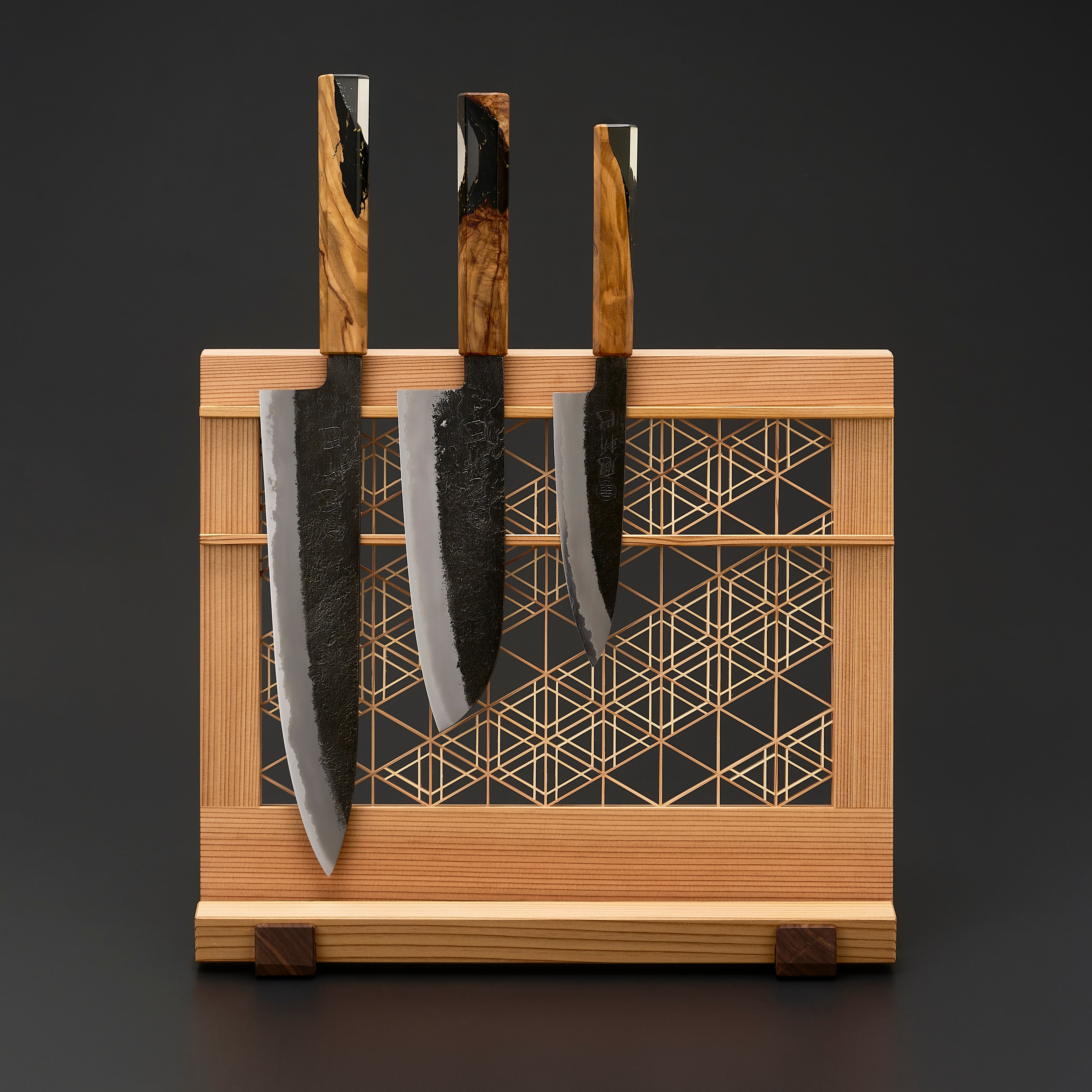 庖斬巴 組子の座 -ZA- 胡麻 IK-012 | 庖斬巴-HOZAN TOMOE- ONLINE SHOP
