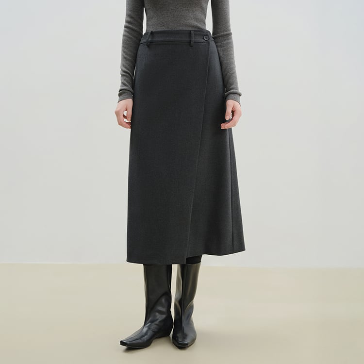 アシンメトリーラップスカート No.5442