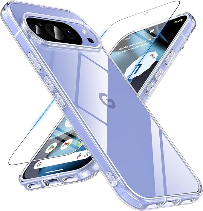 Google Pixel10 / Pixel10 Pro ケース 【ガラスフィルム付き】 OWKEY