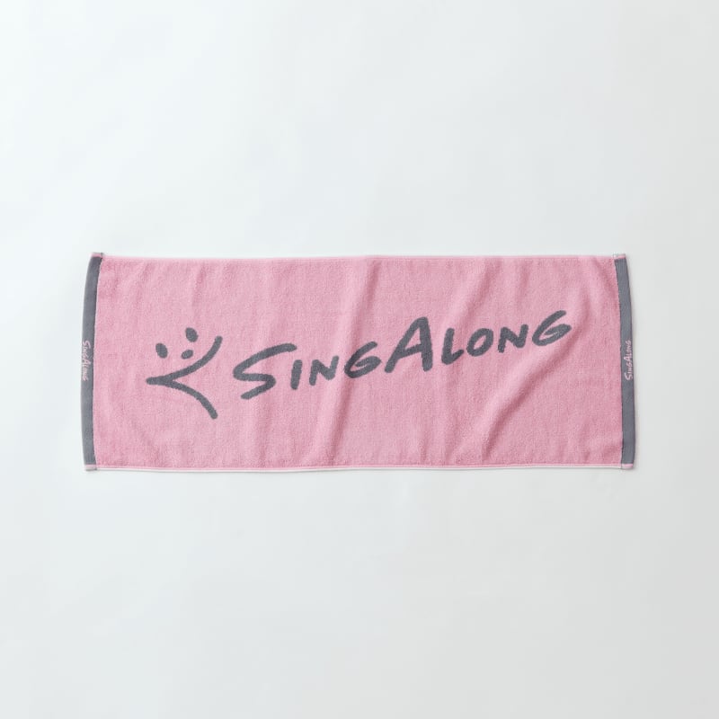 SINGALONG Towel　pink