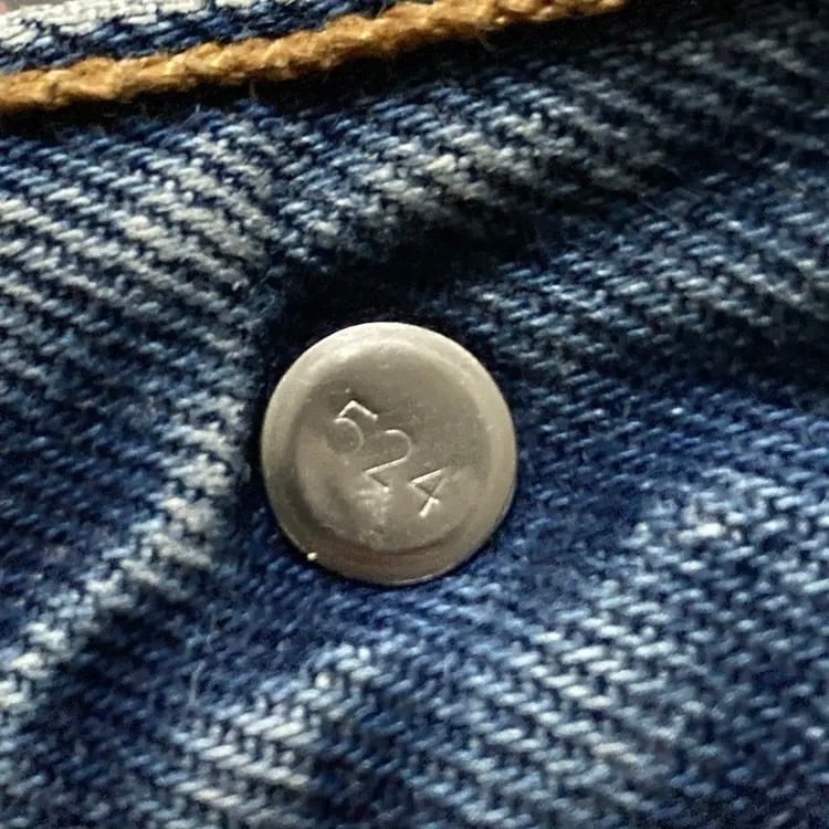 W31 L34】90's US.Levis 501 リーバイス エルパソ工場(524) ボタン裏
