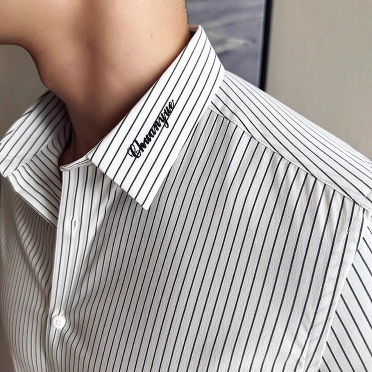 trend slim high end shirt 00303