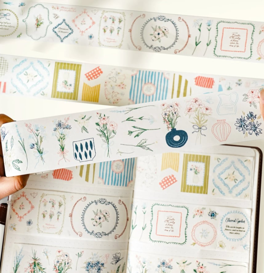 pionマステセット 台湾作家花邊pionマステPETマスキングテープ