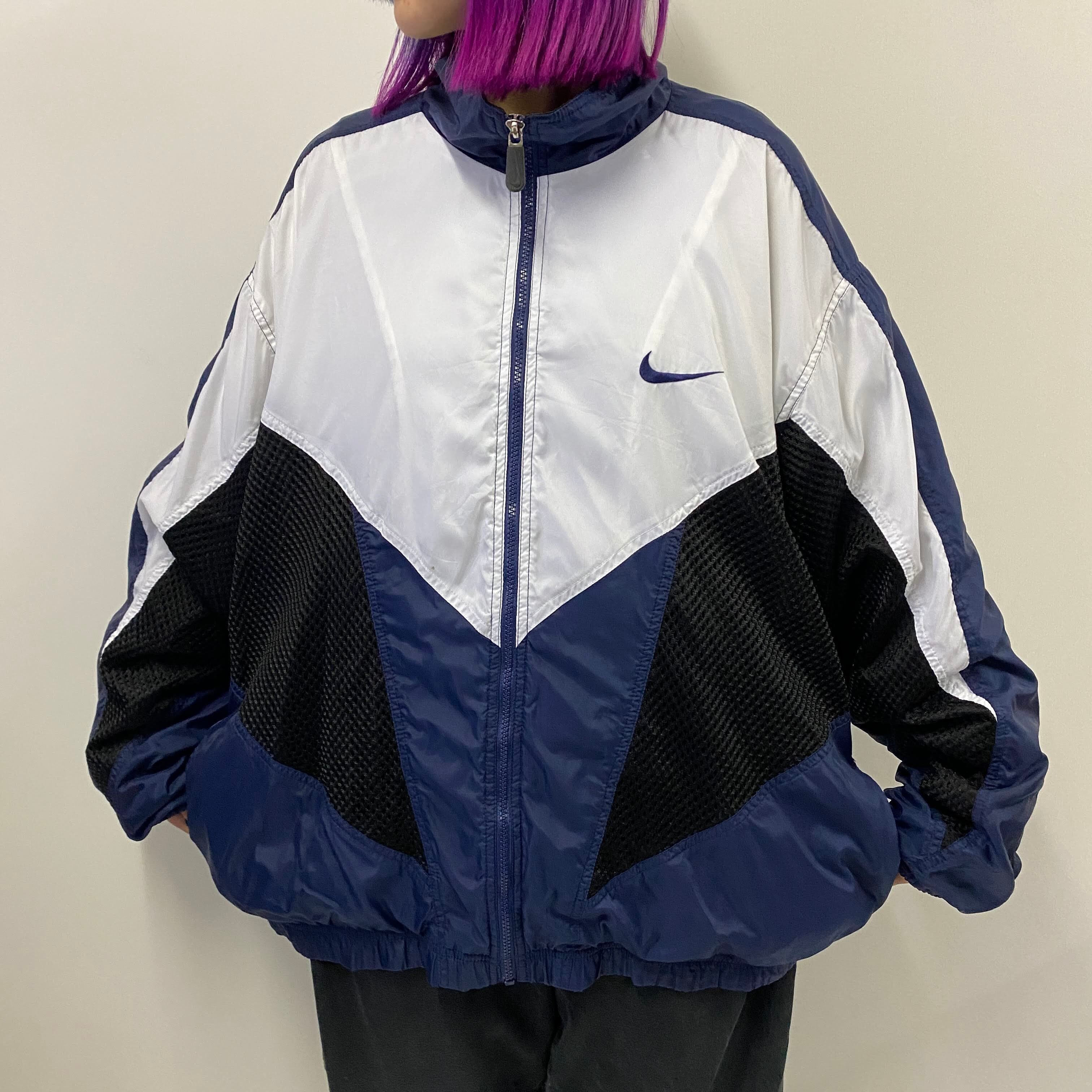 90年代〜00年代 NIKE ナイキ ス バックロゴ 刺? メッシュ切替 ナイロン ...