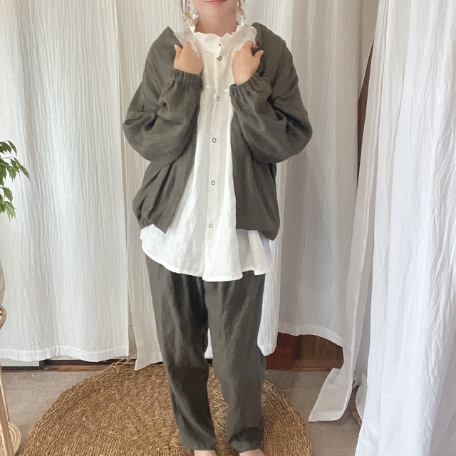 winter linen ↟ アップパンツ ↟