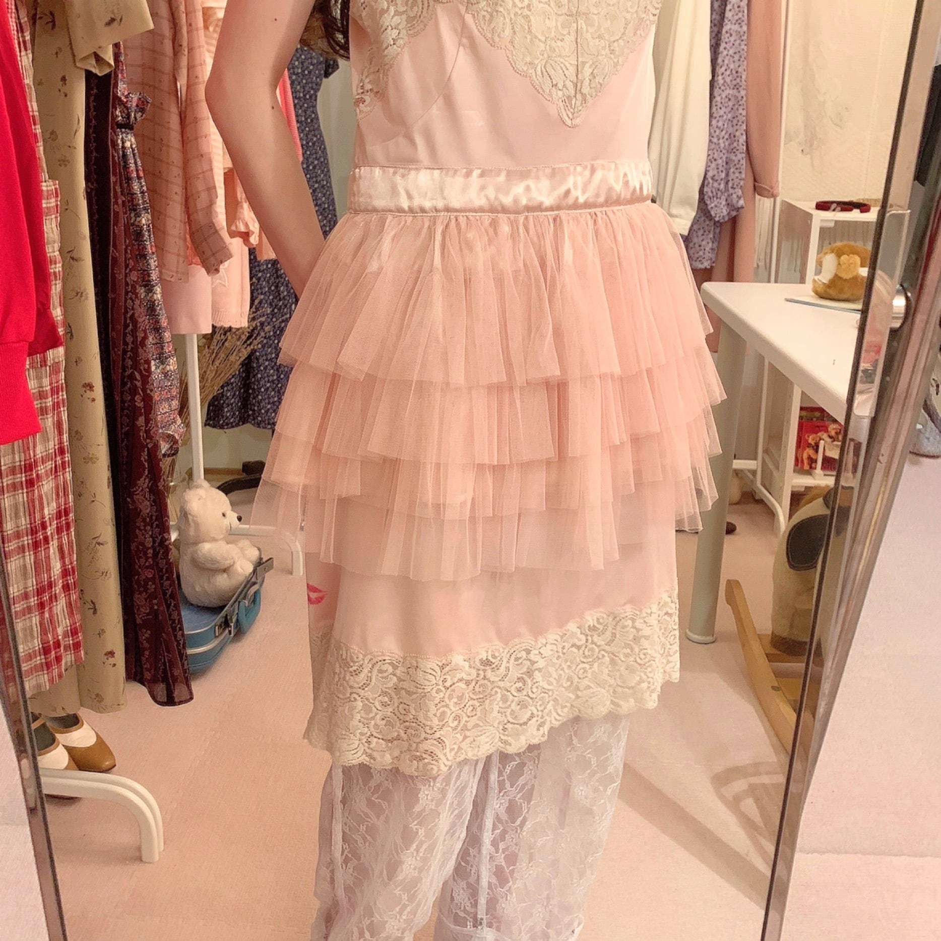 remake : old night rose tutu lingerie dress