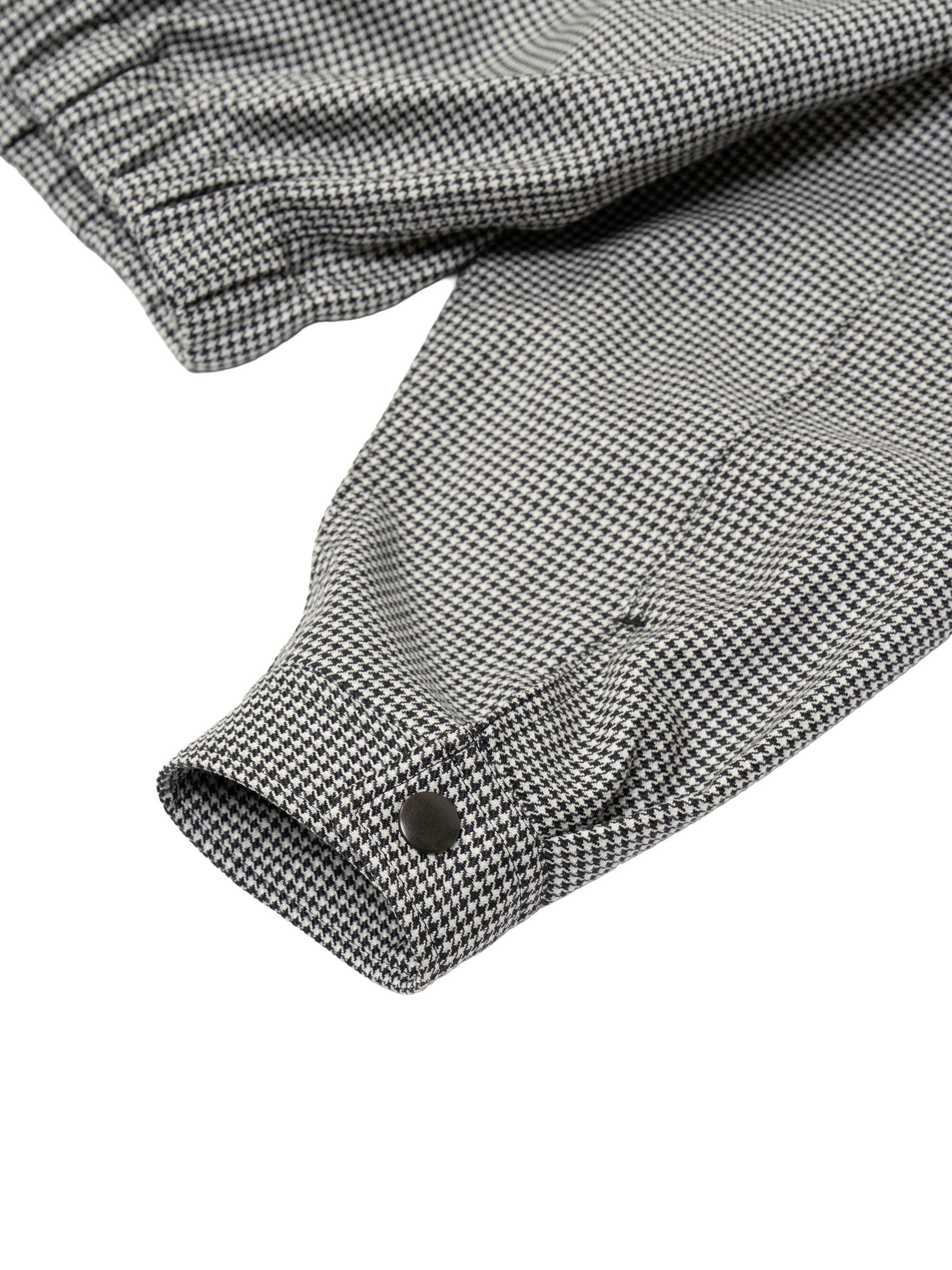 KAJA HOUNDSTOOTH HARRINGTON JACKET | KAJA