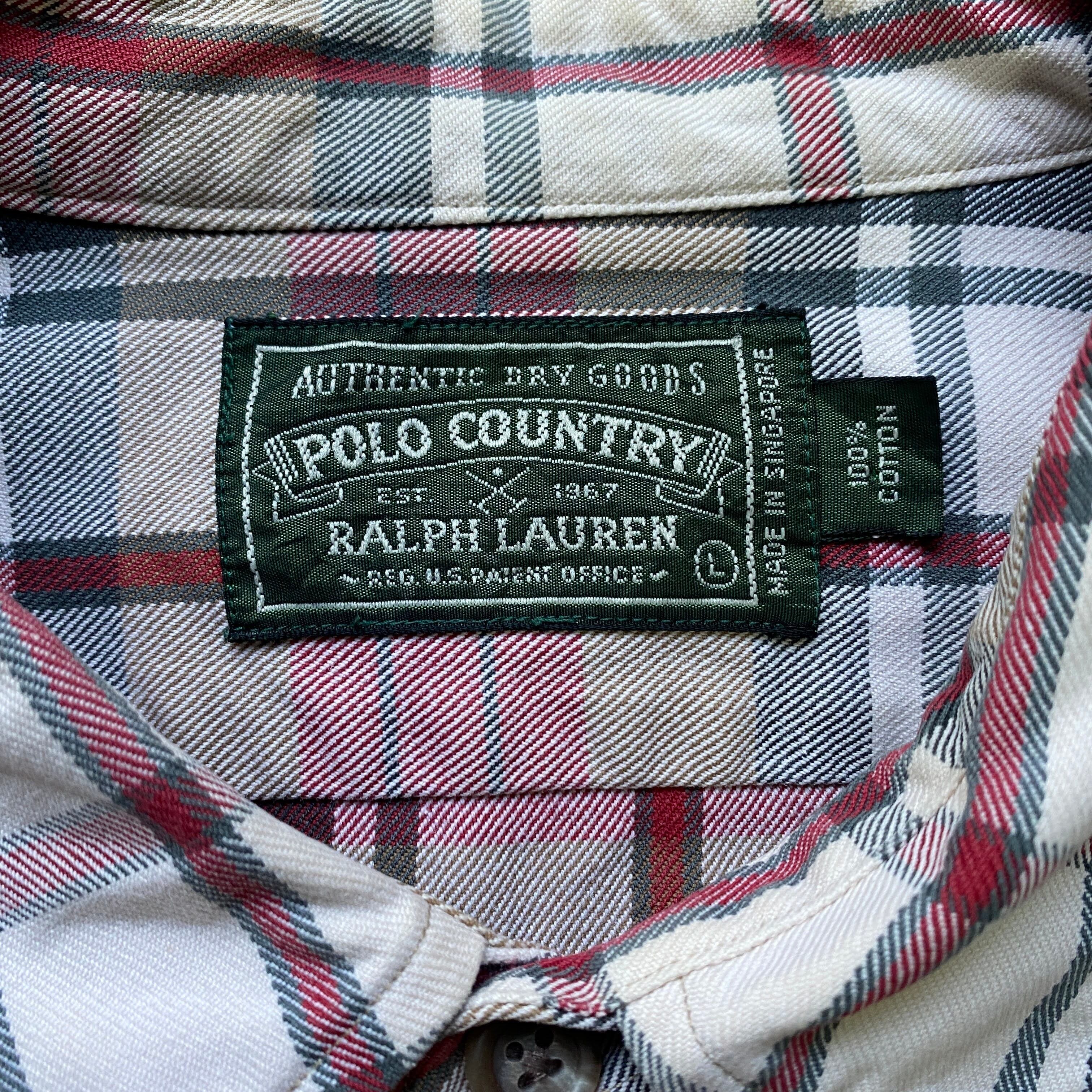 POLO COUNTRY ポロカントリー　90年代　ネルシャツ　ヴィンテージ