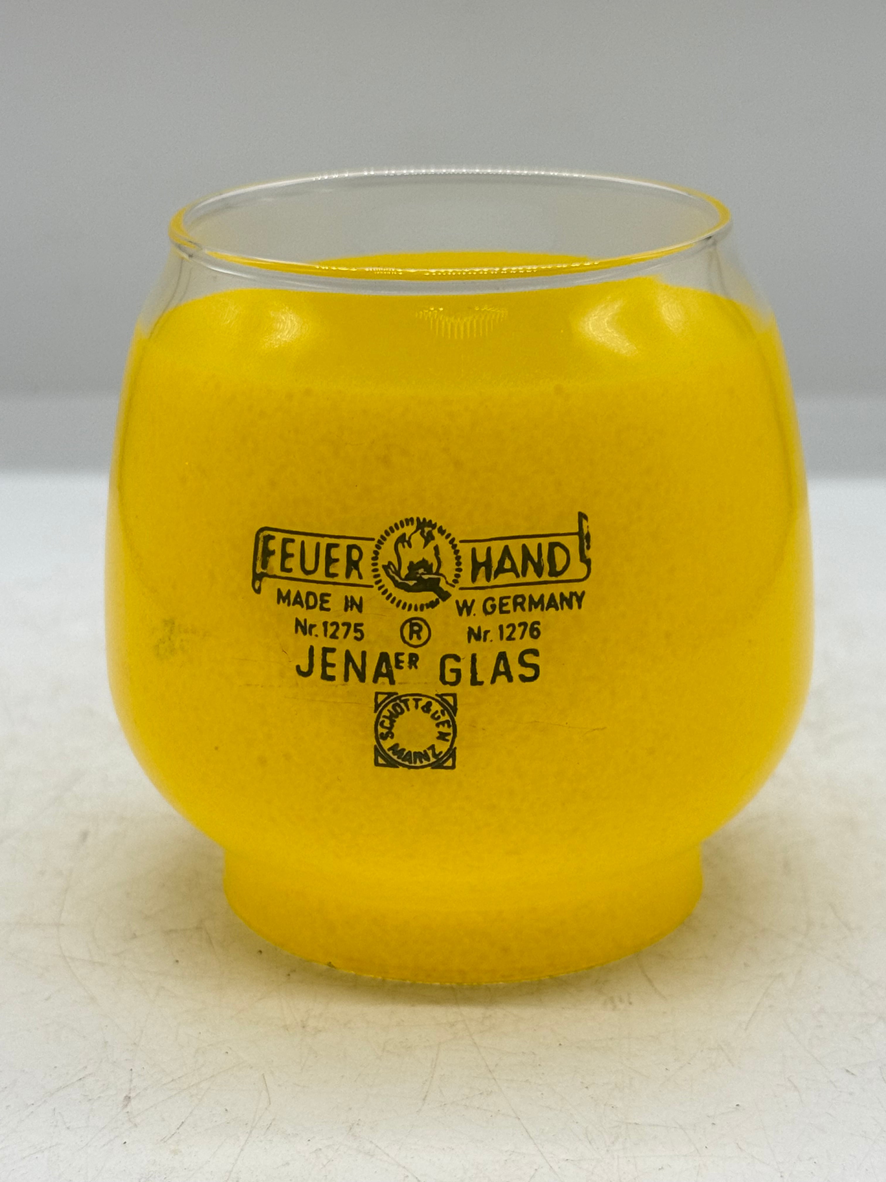 ヴィンテージガラス』FEUERHAND 275/276 JENAER GLAS イエロー