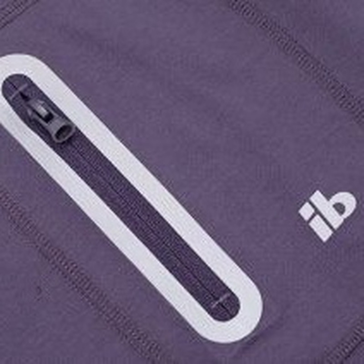 Round Neck Zip Pocket Long Sleeve T-Shirt ◇3color H0632