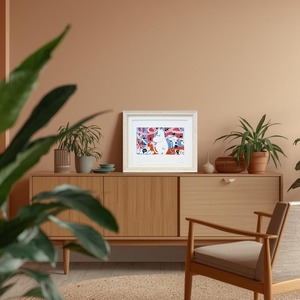 ムーミン 北欧 Putinki「ムーミントロール 6」送料無料 フレーム選択可能 展示用フック付アートポスター 絵画 インテリア アート