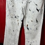 90s USA製　Levi’s 505ホワイト　ペンキ　リーバイス　リメイク　