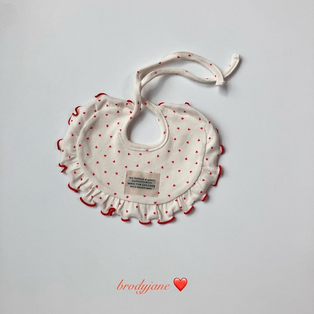 【取寄】brodyjane|heart bib|ハートビブ|FREE|baby|26 summer