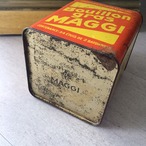 TIN缶 MAGGI アンティーク大きめの缶 12OTy7