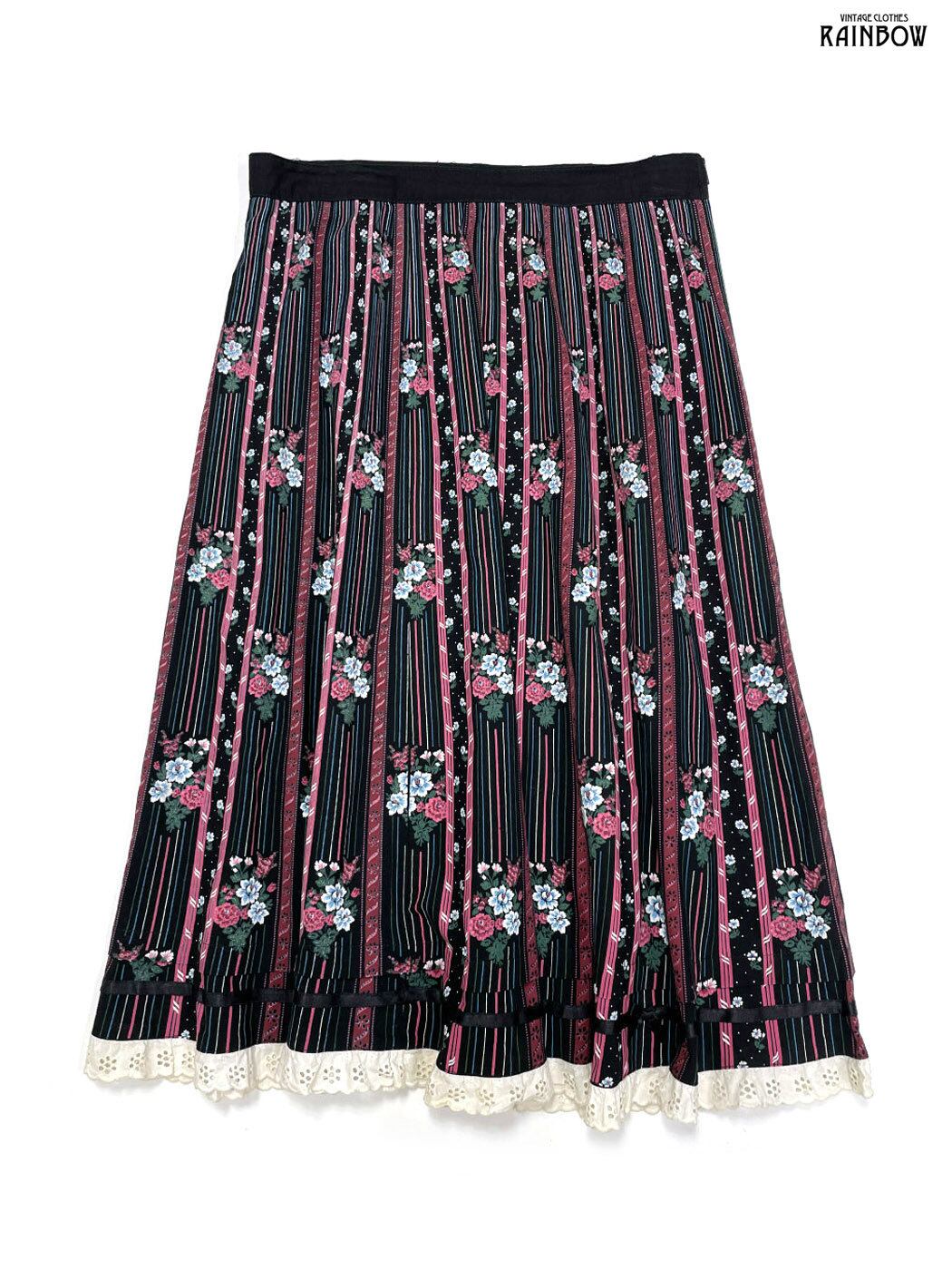 スカート ROSE VELVET TULLE GATHERED SKIRT FETICO/ROSE VELVET TULLE GATHERED SKIRT | eunoia maruyama