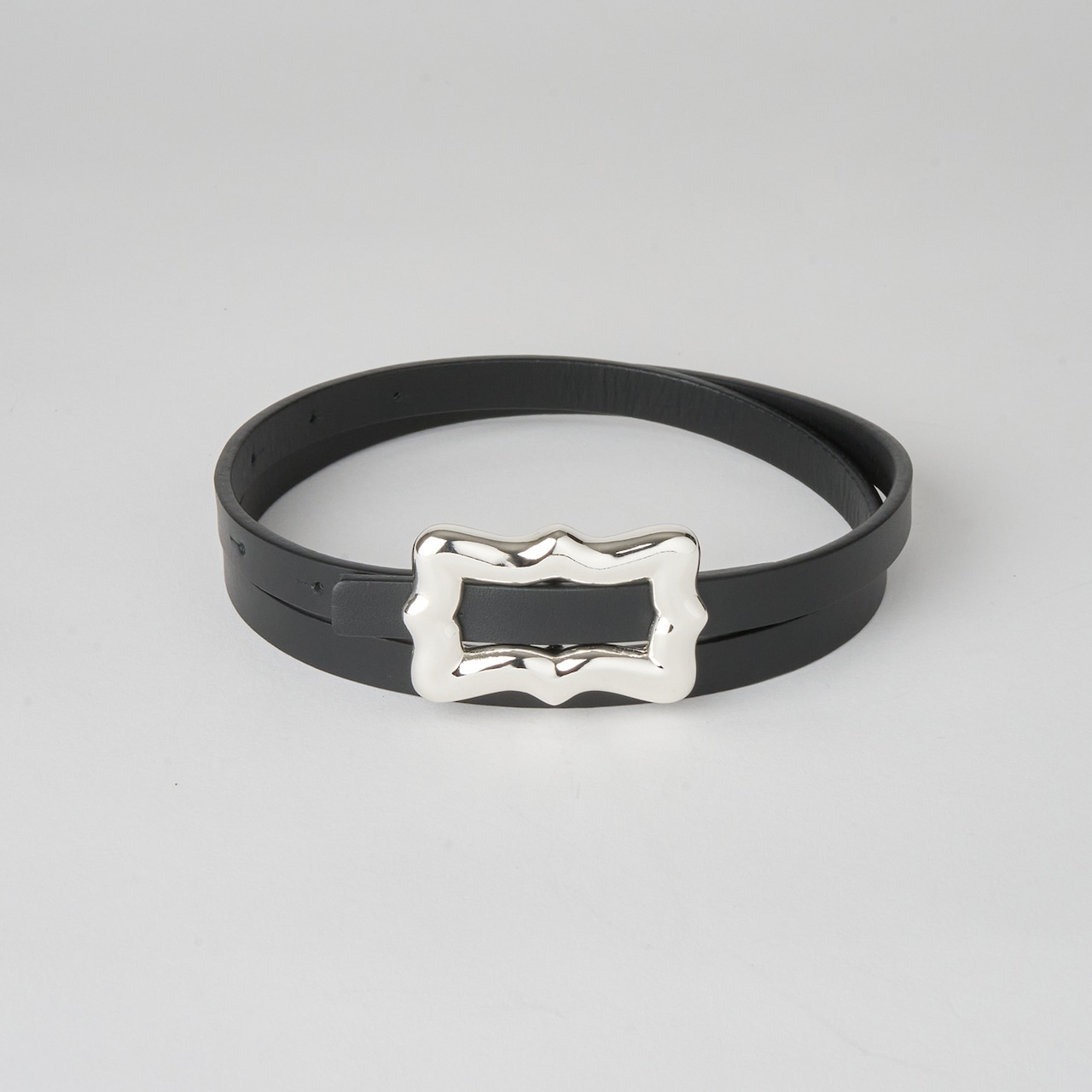 BELT RIBBON 13 SILVER