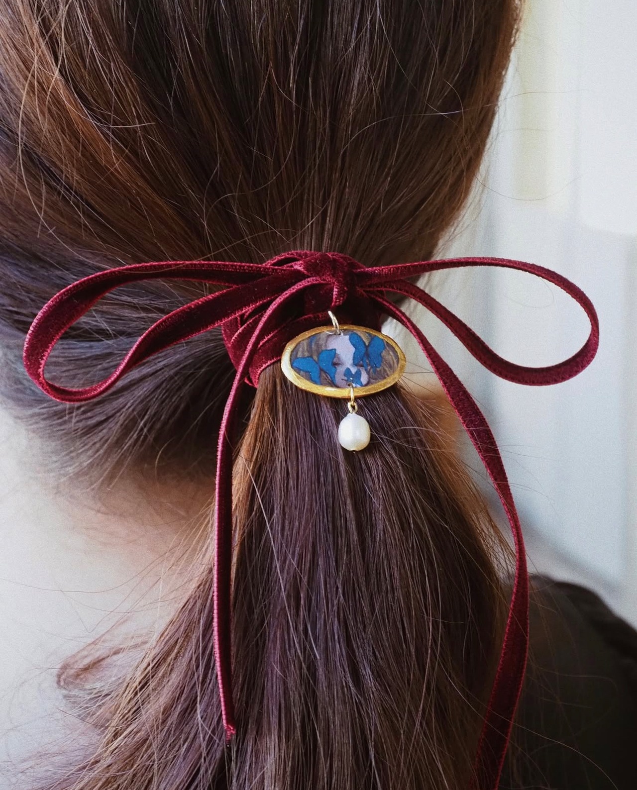 月の国のアリス　ベロアチョーカー＆ヘアリボン